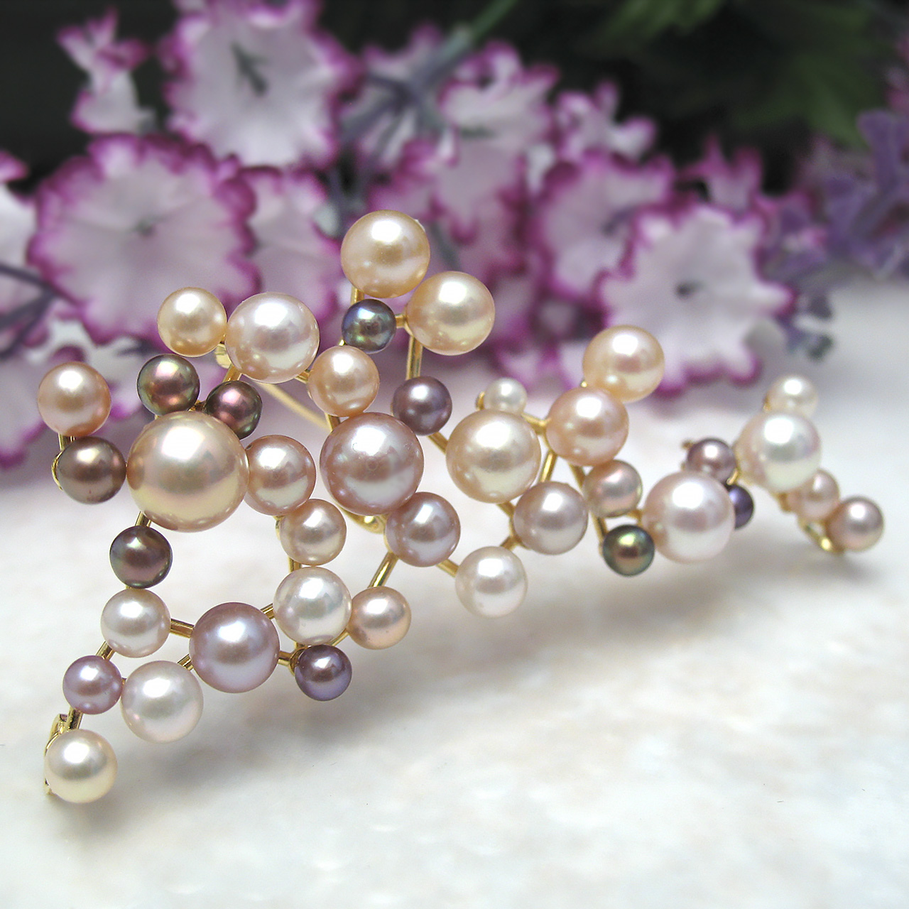 ブローチ「星団プレアデス」 - 画像 (5)