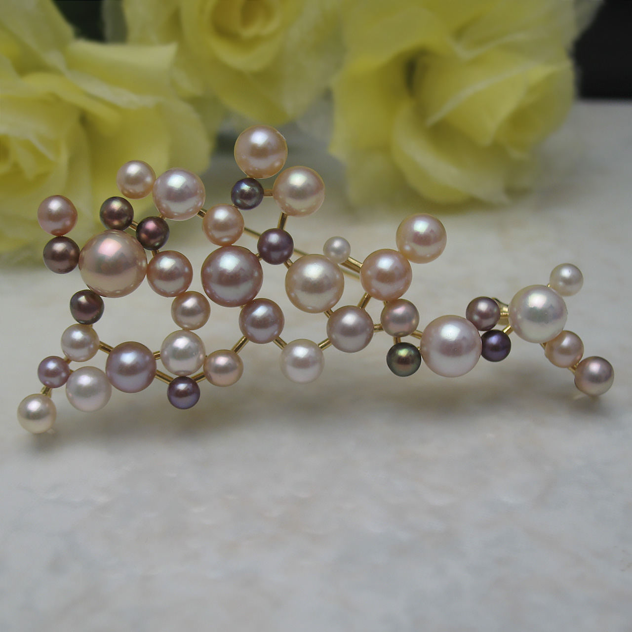 ブローチ「星団プレアデス」