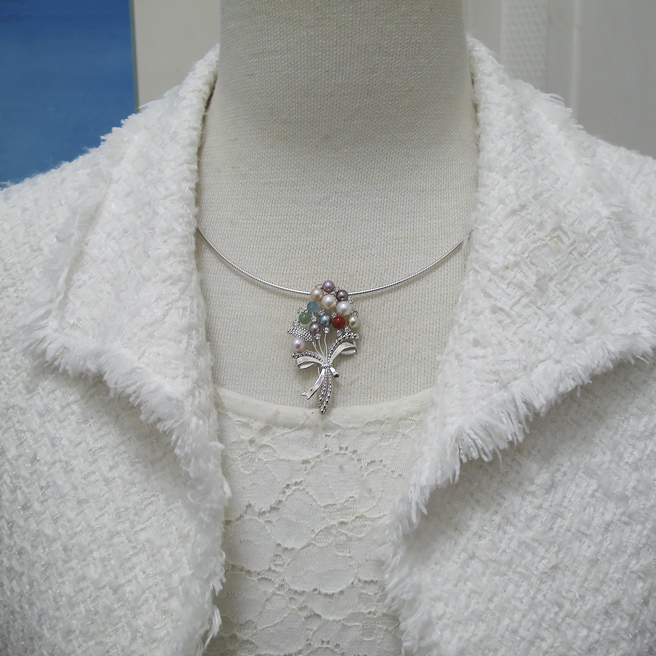 『花束』ブローチ兼ペンダント - 画像 (6)