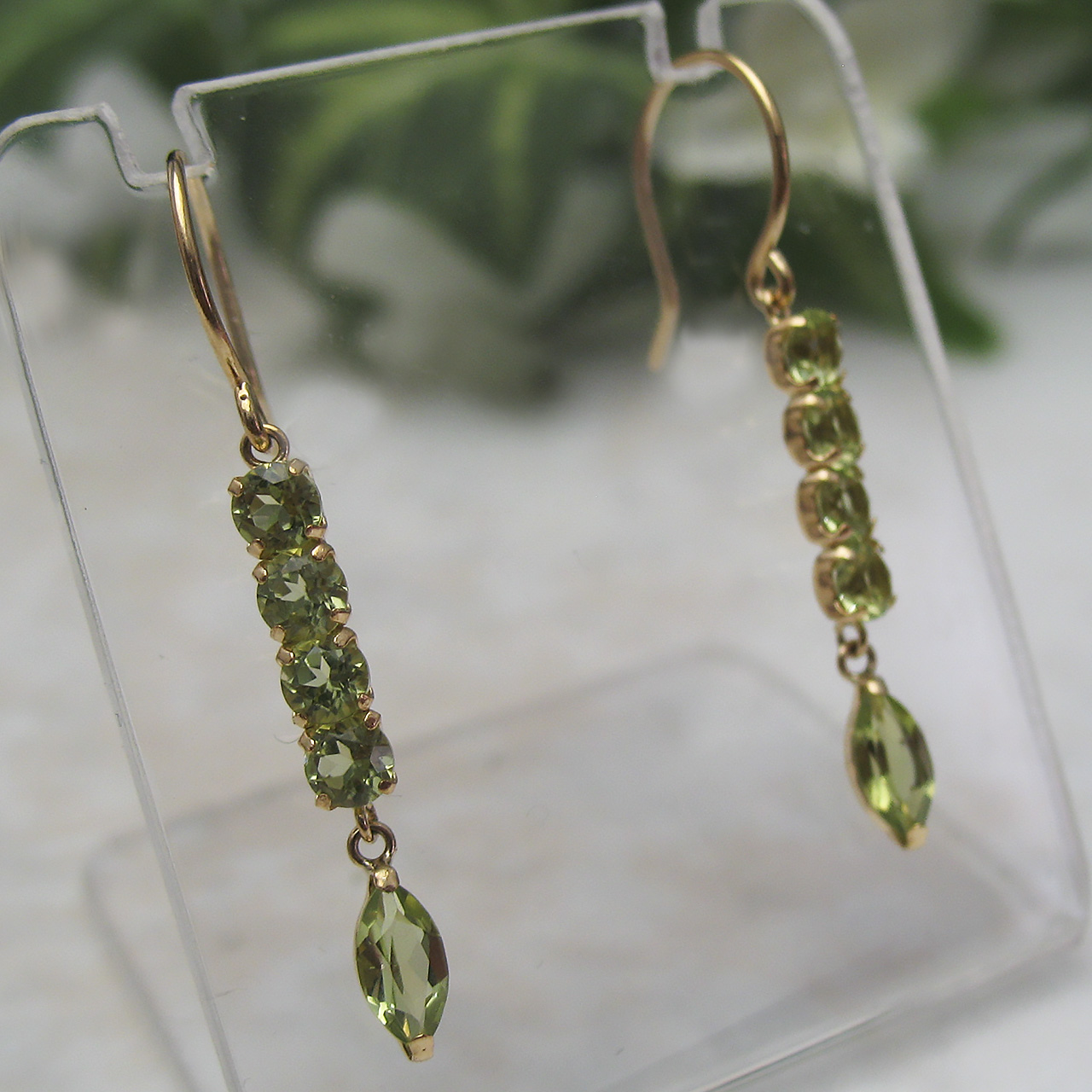 Bijoux fromsea K18ペリドットピアス PE-3165