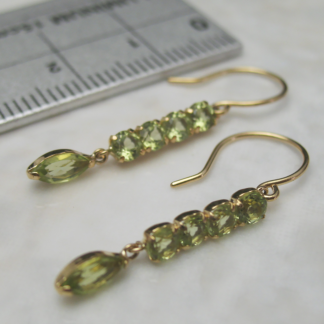 Bijoux fromsea　 K18ペリドットピアス　PE-3165 - 画像 (4)