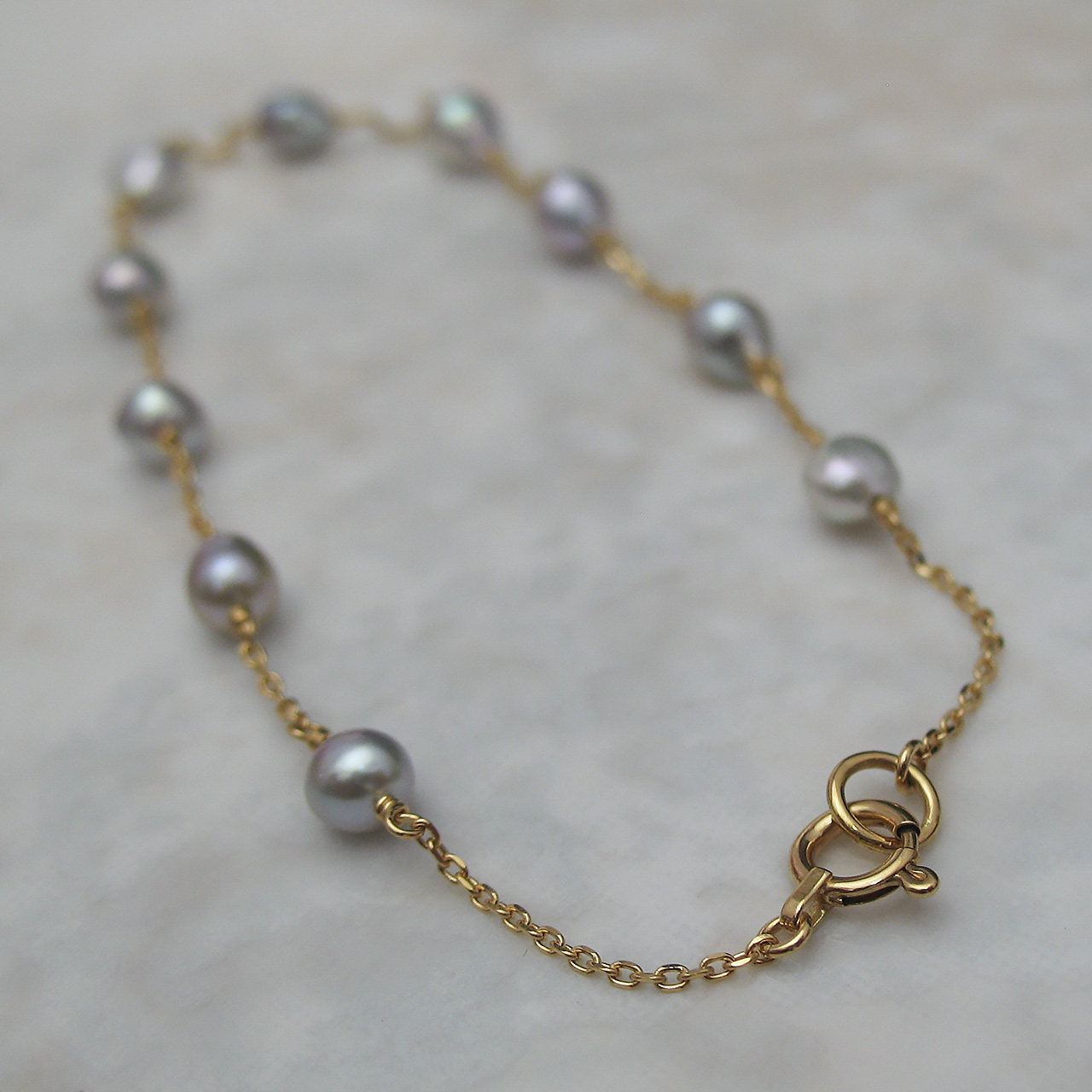 K18あこやケシブレス  KR70703 - 画像 (3)