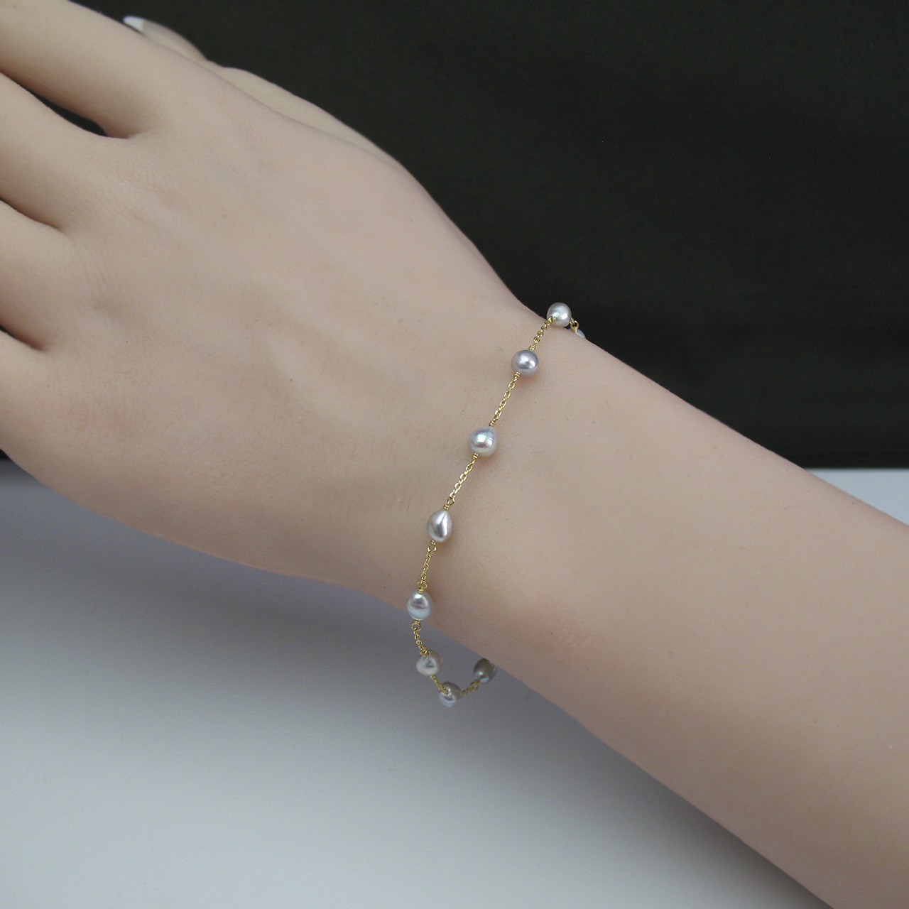 K18あこやケシブレス  KR70703 - 画像 (6)