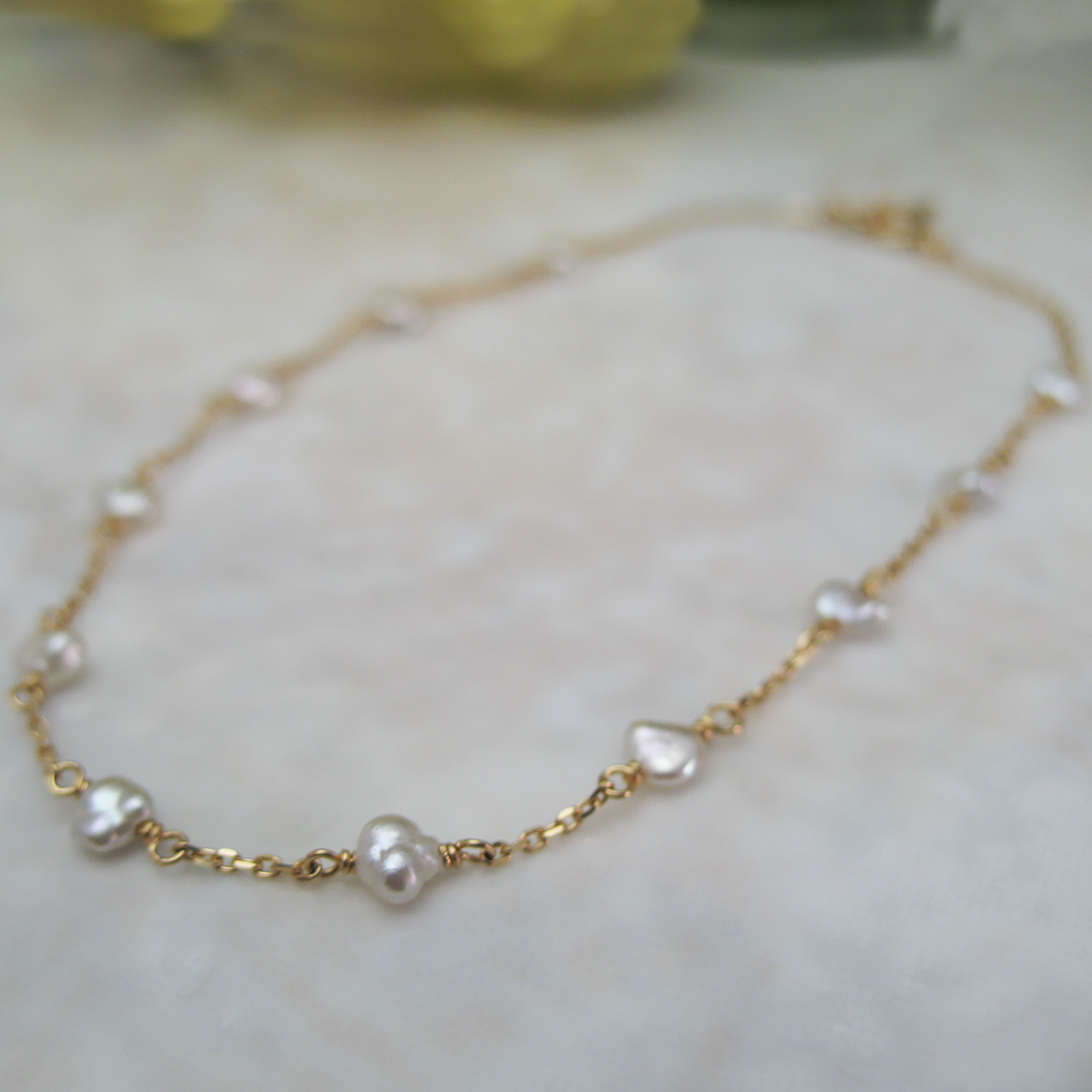 K18あこやケシブレス  KR70924 - 画像 (5)