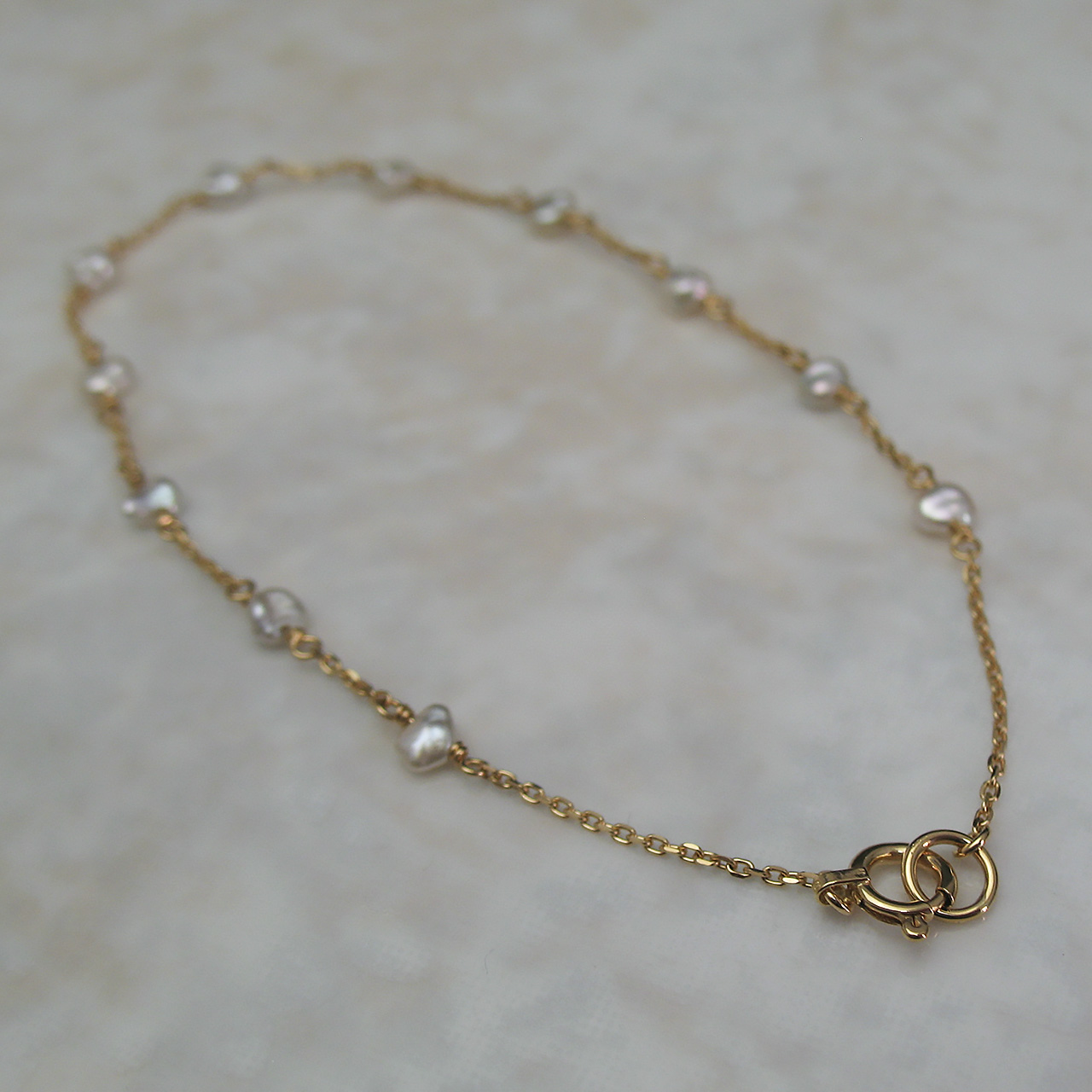 K18あこやケシブレス  KR70924 - 画像 (3)