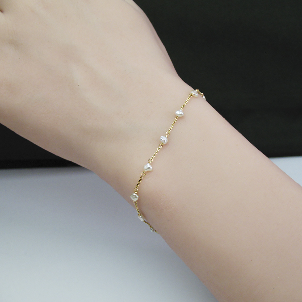 K18あこやケシブレス  KR70924 - 画像 (6)