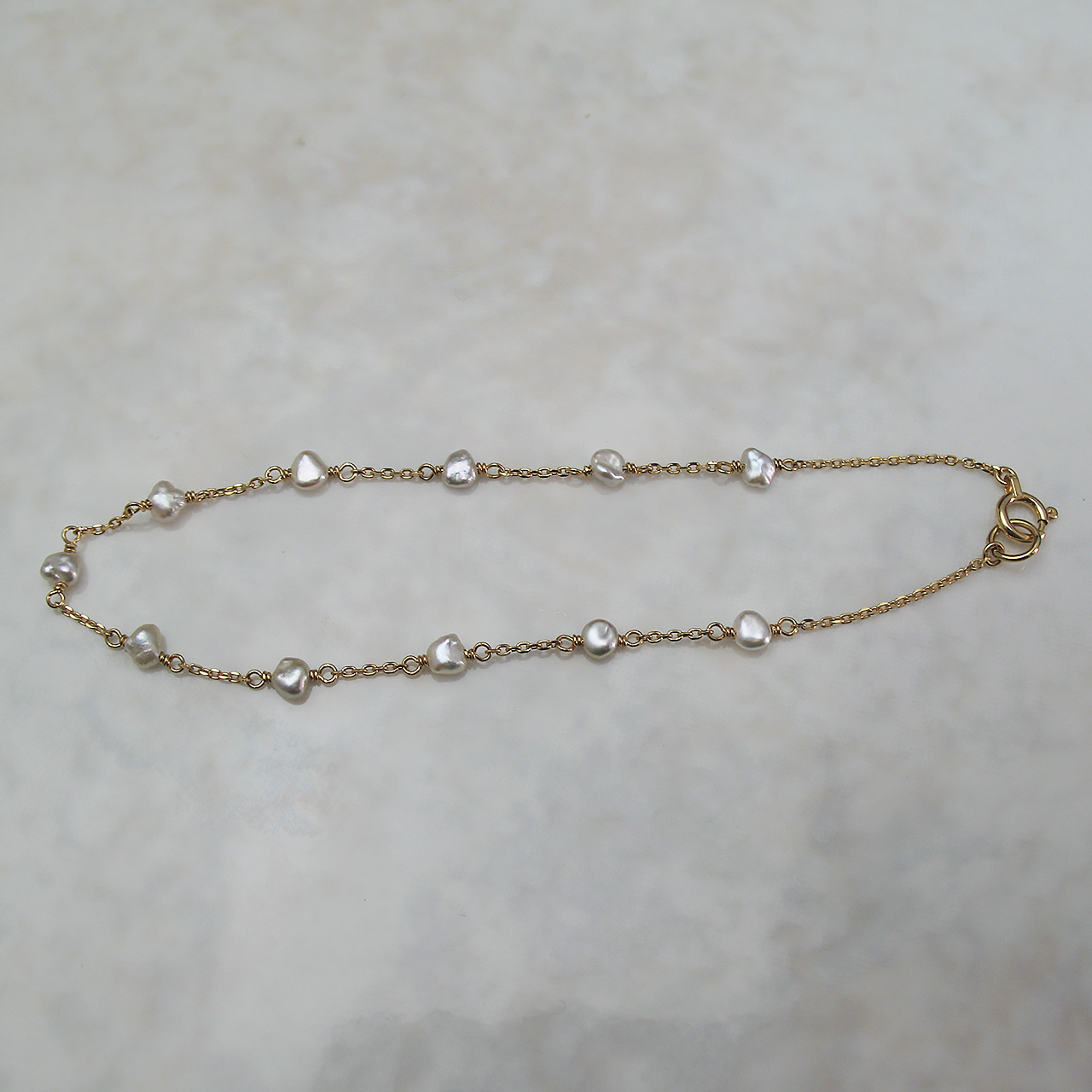 K18あこやケシブレス  KR70924 - 画像 (4)