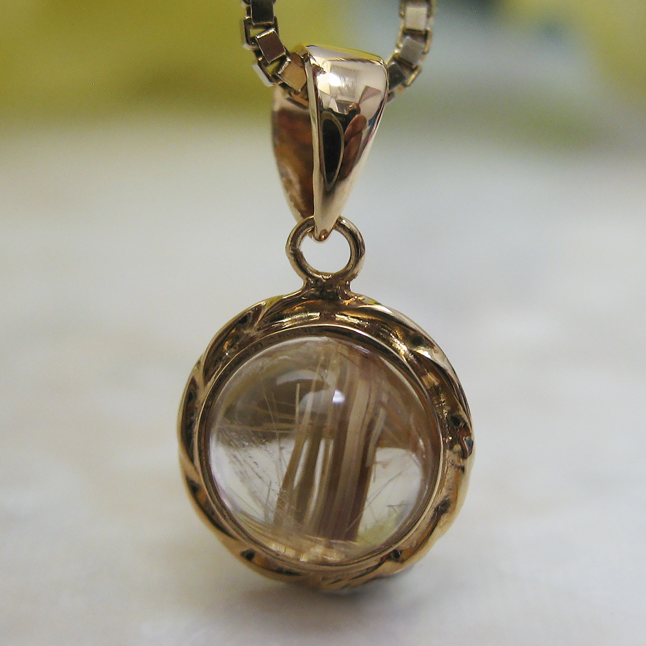 K18ルチルペンダント - 画像 (5)