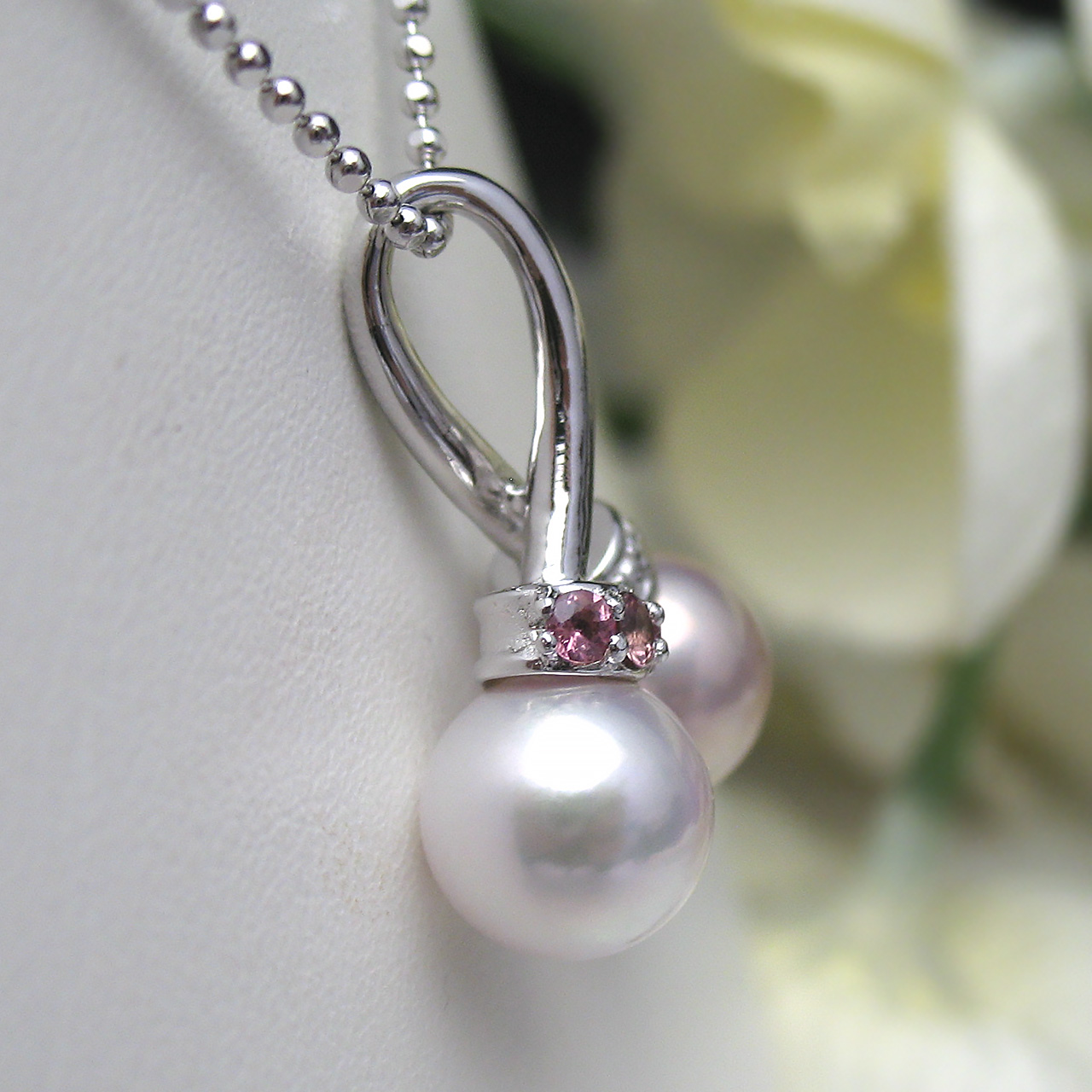 SVあこや&淡水2コちゃんペンダント - 画像 (4)