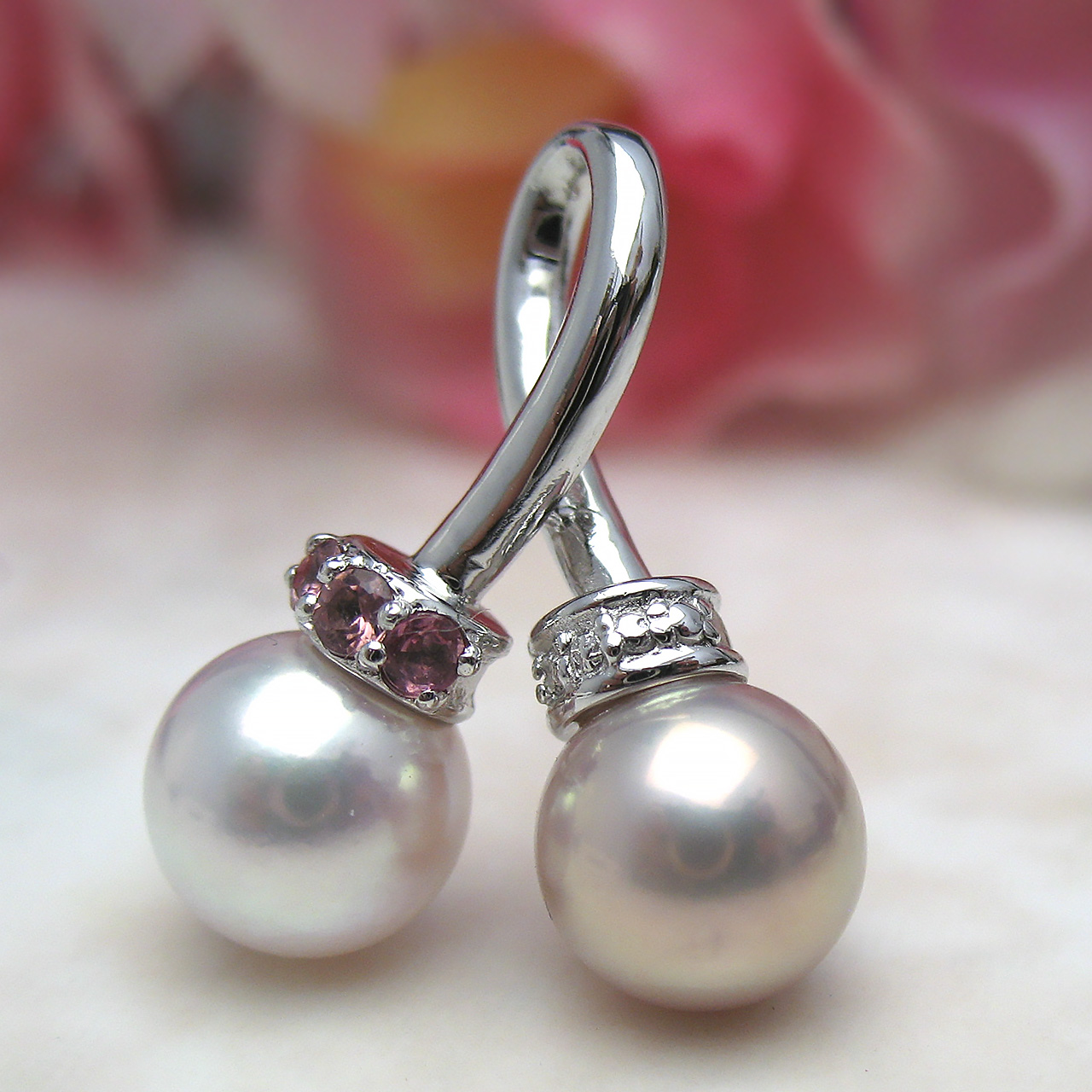 SVあこや&淡水2コちゃんペンダント - 画像 (5)