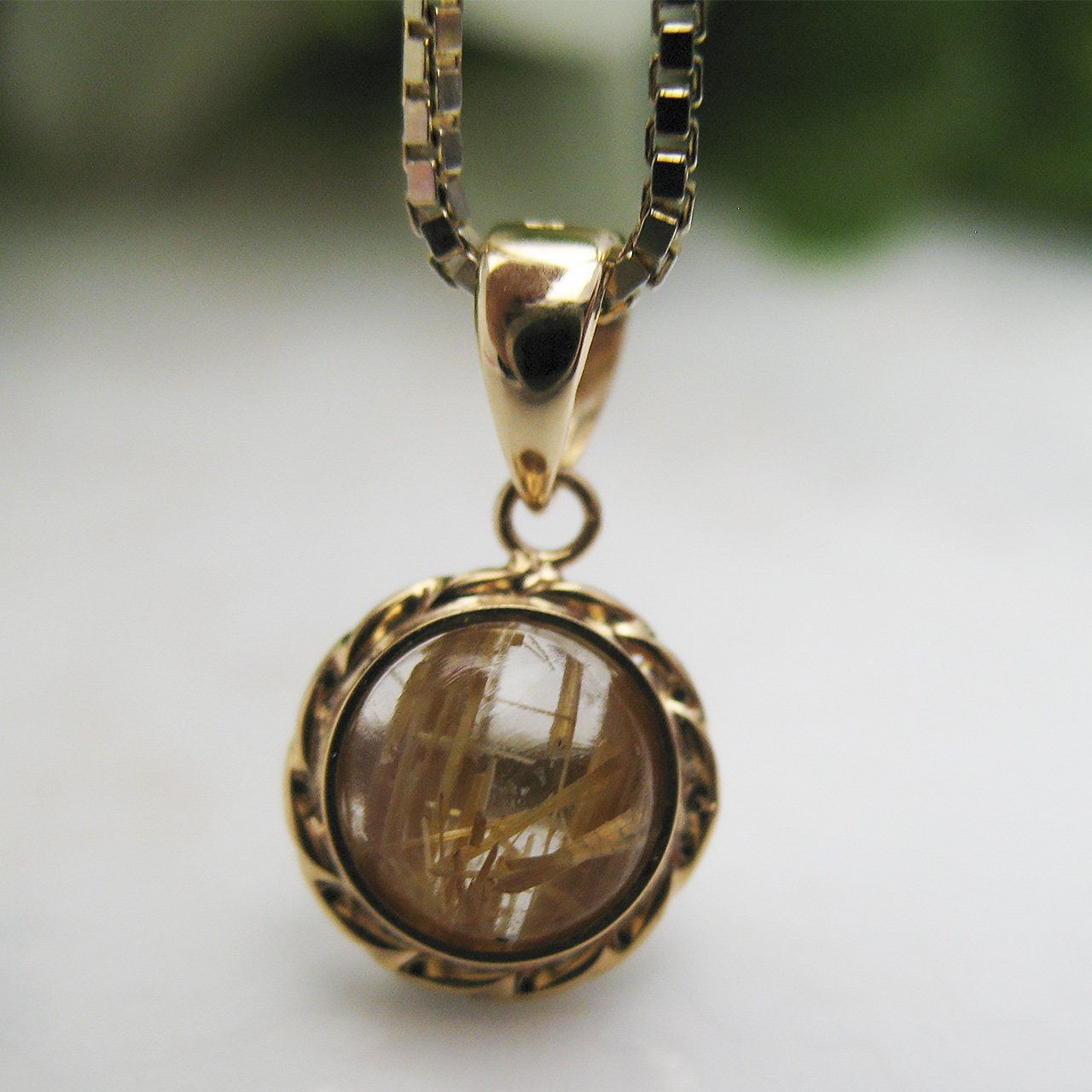 K18ルチルペンダント - 画像 (5)