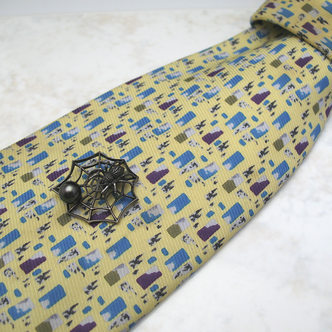 黒蝶真珠スパイダータイニーピン - 画像 (5)