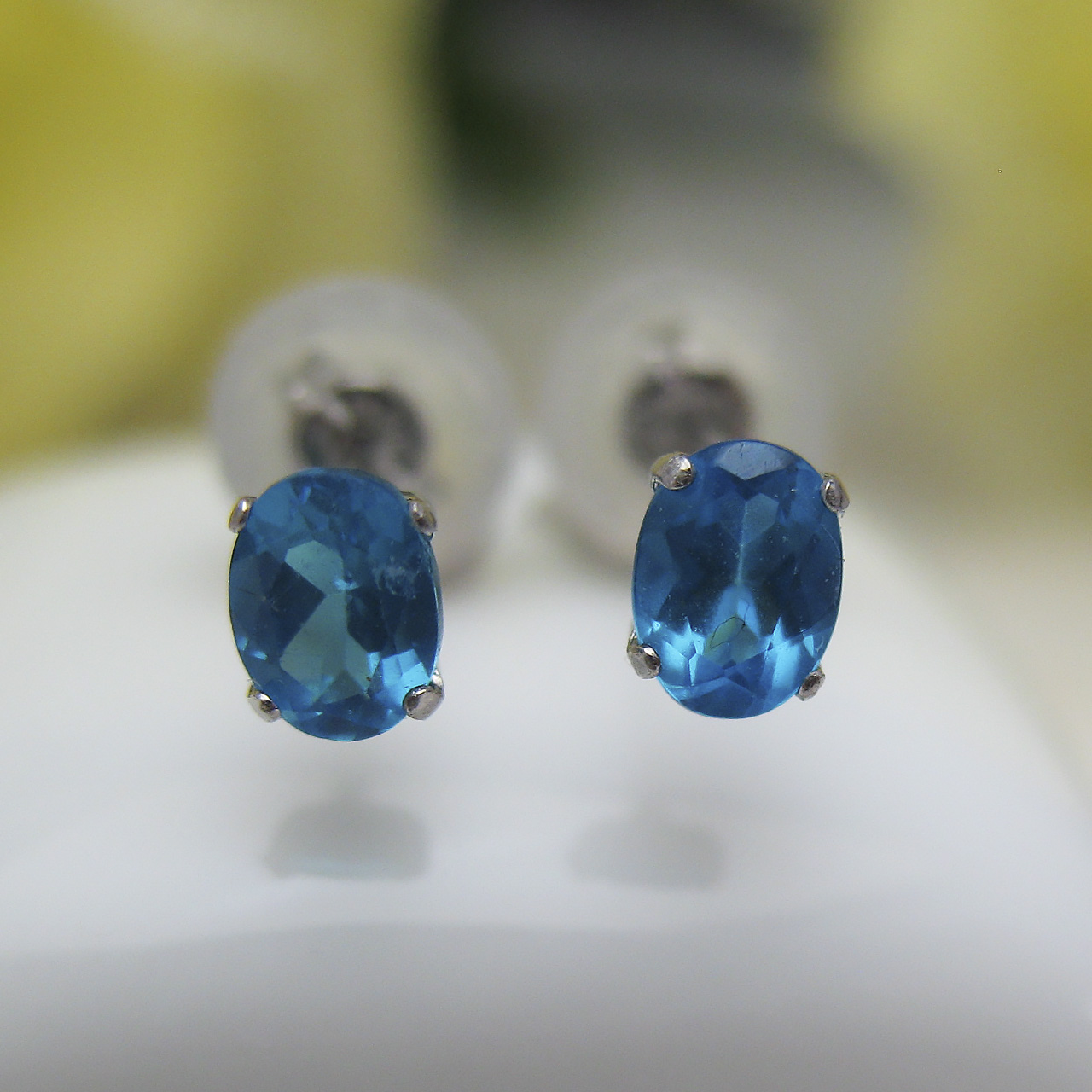 PT900ネオンブルーアパタイトピアス - 画像 (6)