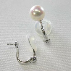 K14WG K18YG無段階調整イヤリング金具 直付け金具