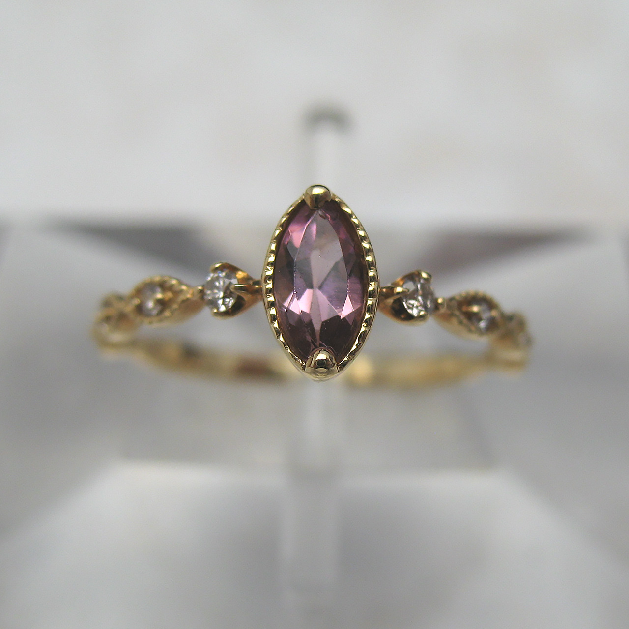 Bijoux fromsea K18ピンクトルマリンピンキーリングRK-9392 - 画像 (2)