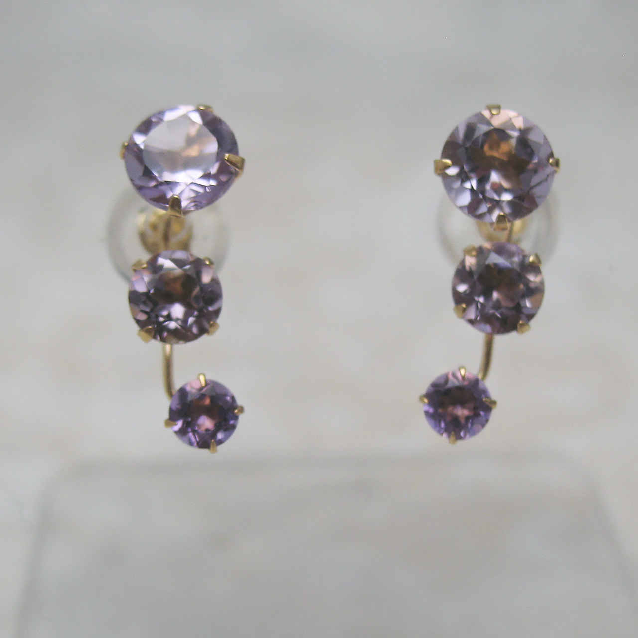 Bijoux fromsea K18 アメジストピアス PE-2863 - 画像 (2)