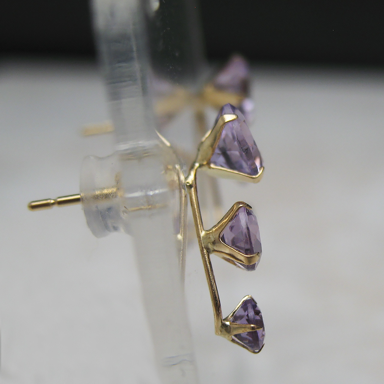 Bijoux fromsea K18 アメジストピアス PE-2863 - 画像 (3)