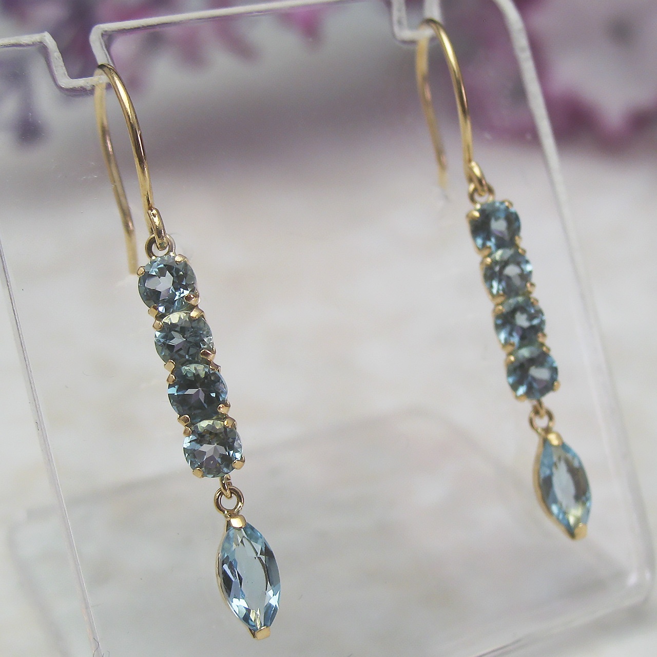 Bijoux fromsea K18ブルトパーズピアス PE-3164