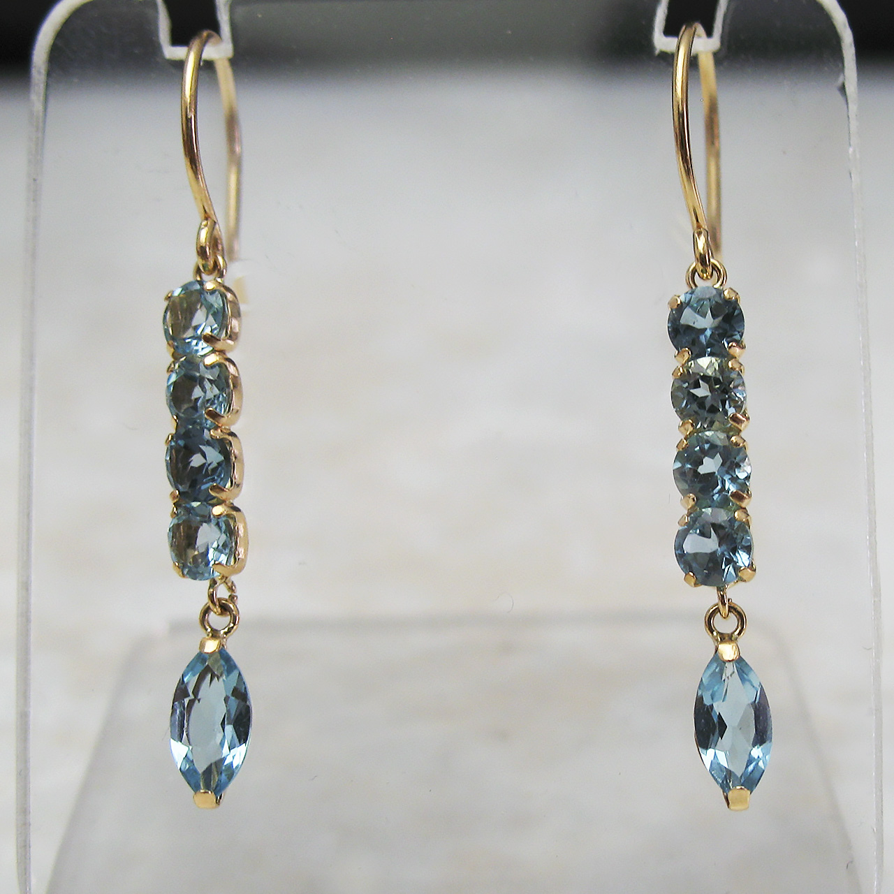 Bijoux fromsea K18ブルトパーズピアス PE-3164 - 画像 (2)