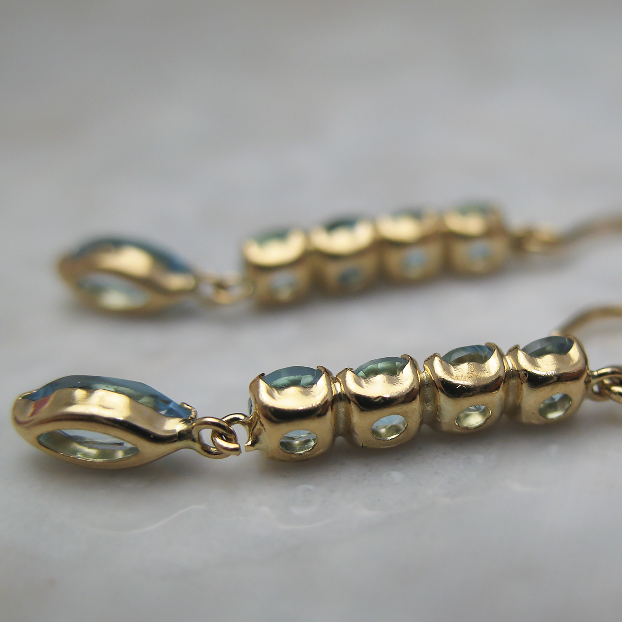 Bijoux fromsea K18ブルトパーズピアス PE-3164 - 画像 (5)