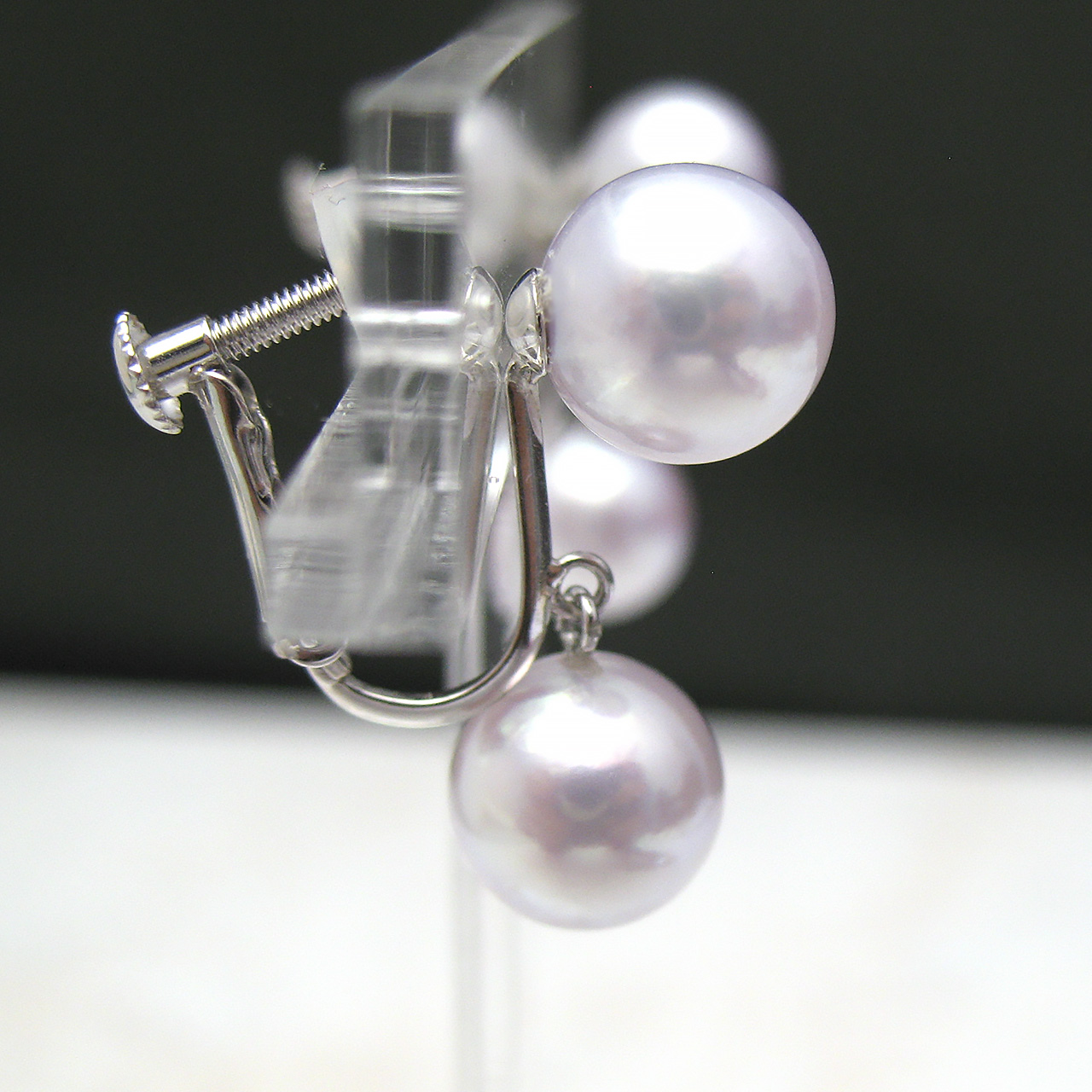 あこやナチュラル直ブライヤリングK18WG - 画像 (3)