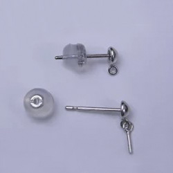 K14WG、K18YG ブラピアス金具(小)