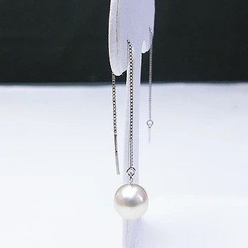 K18WG、K18YG チェーンピアス5センチ金具　 - 画像 (3)