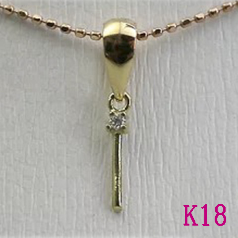 K18WG・K18YGダイヤモンド　ペンダント金具 - 画像 (2)