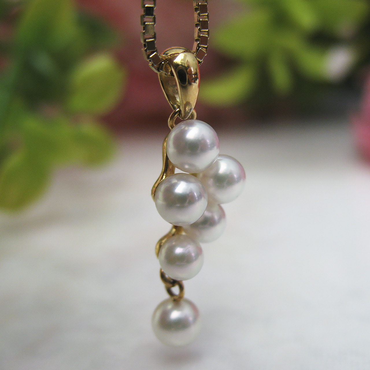 K18あこやペンダント - 画像 (5)