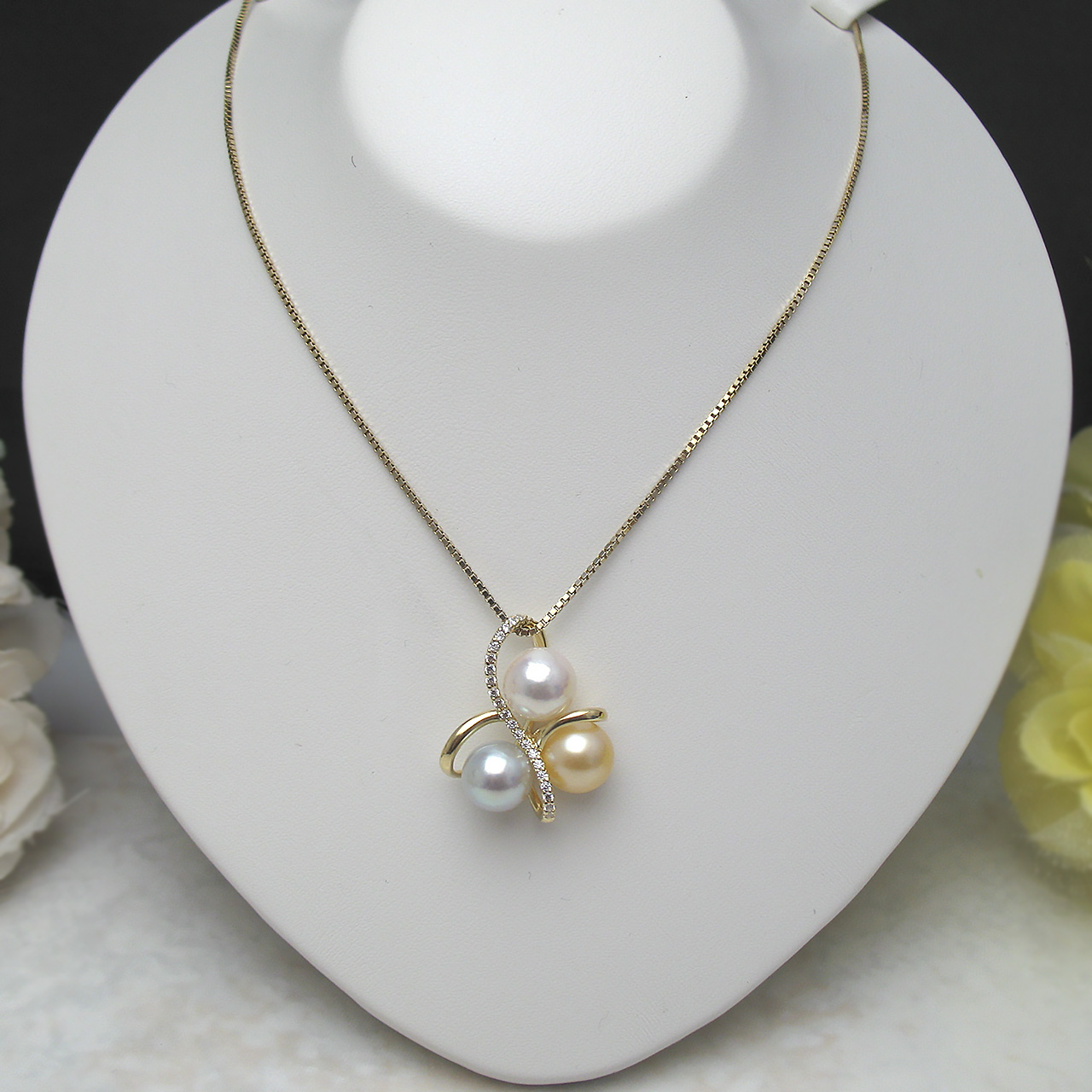 あこや真珠ペンダントSV　 - 画像 (2)