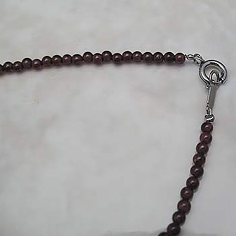 ガーネットネックレス※ネコポス発送になります　日時指定・代引きできません - 画像 (4)