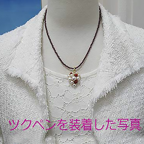 ガーネットネックレス※ネコポス発送になります　日時指定・代引きできません - 画像 (7)