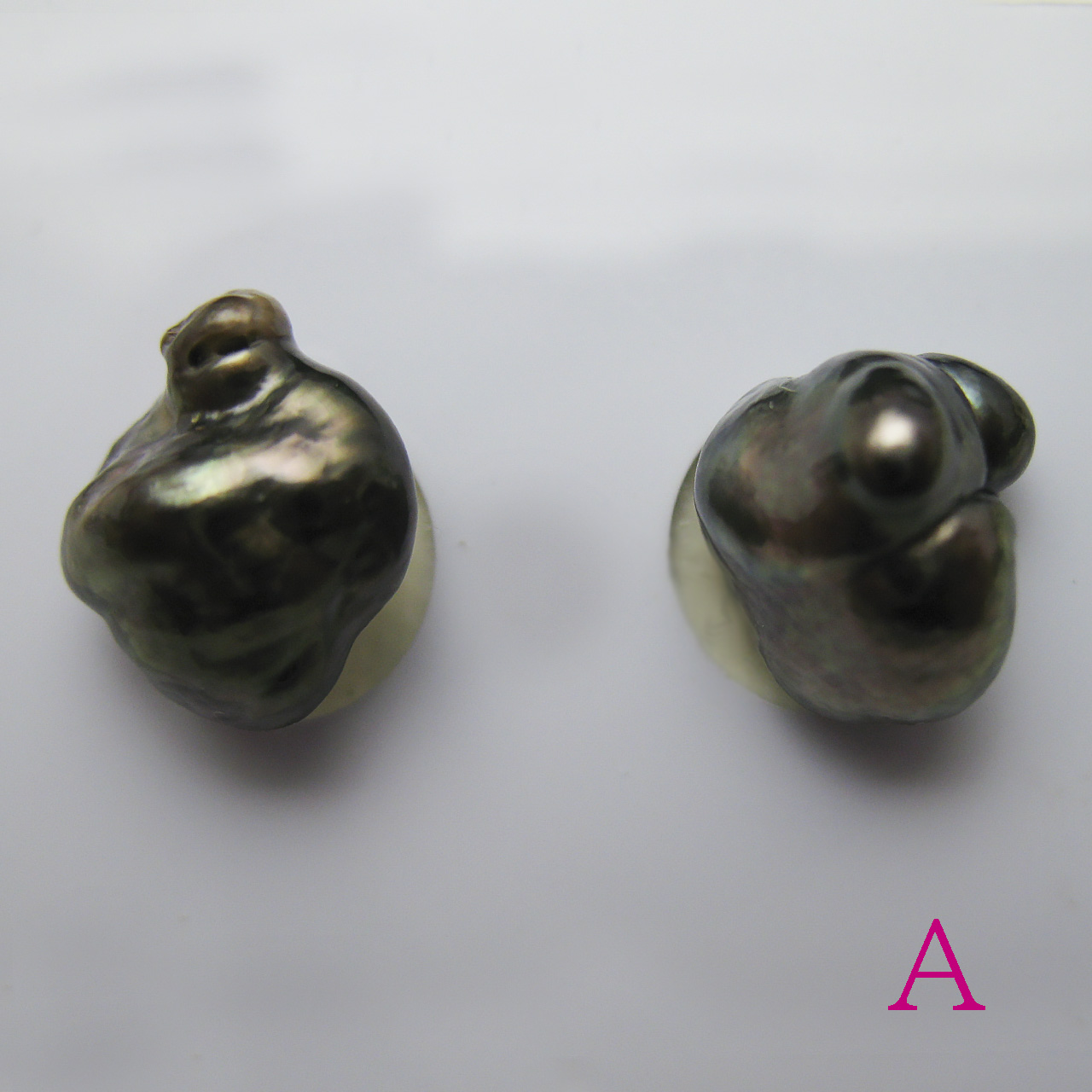 黒蝶ケシバロックペアルース無穴KBN - 画像 (2)