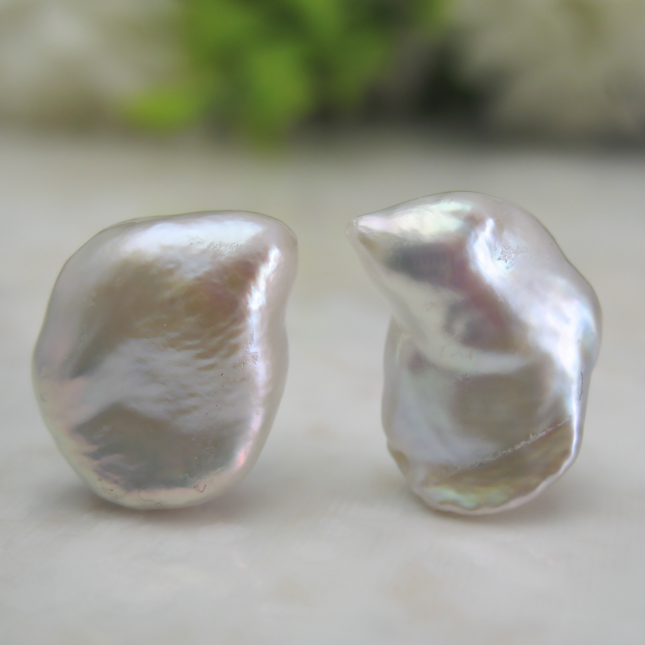 淡水バロックペアルース　ピアス・イヤリング用 - 画像 (5)