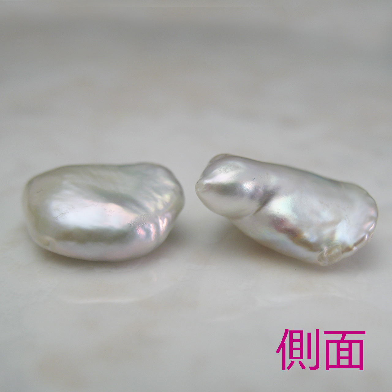 淡水バロックペアルース　ピアス・イヤリング用 - 画像 (3)