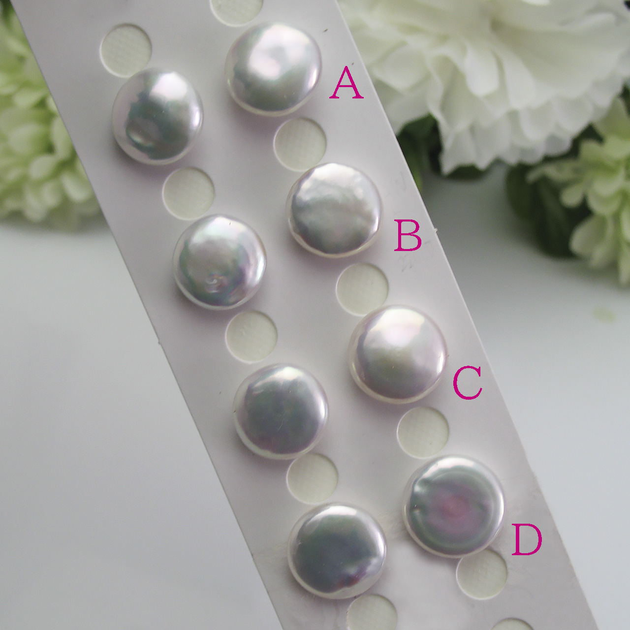 淡水コインシェープペアルース 13ミリアップ