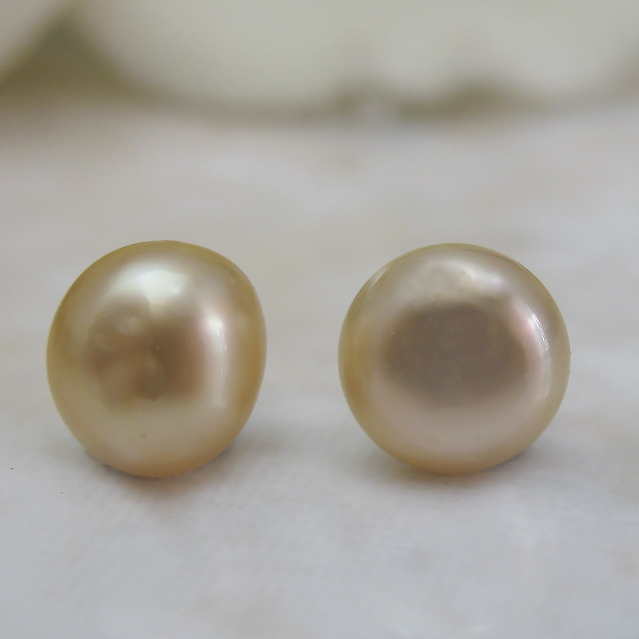 白蝶ケシボタン　6.5ミリ　ペアルース 無穴NEKー11 - 画像 (5)