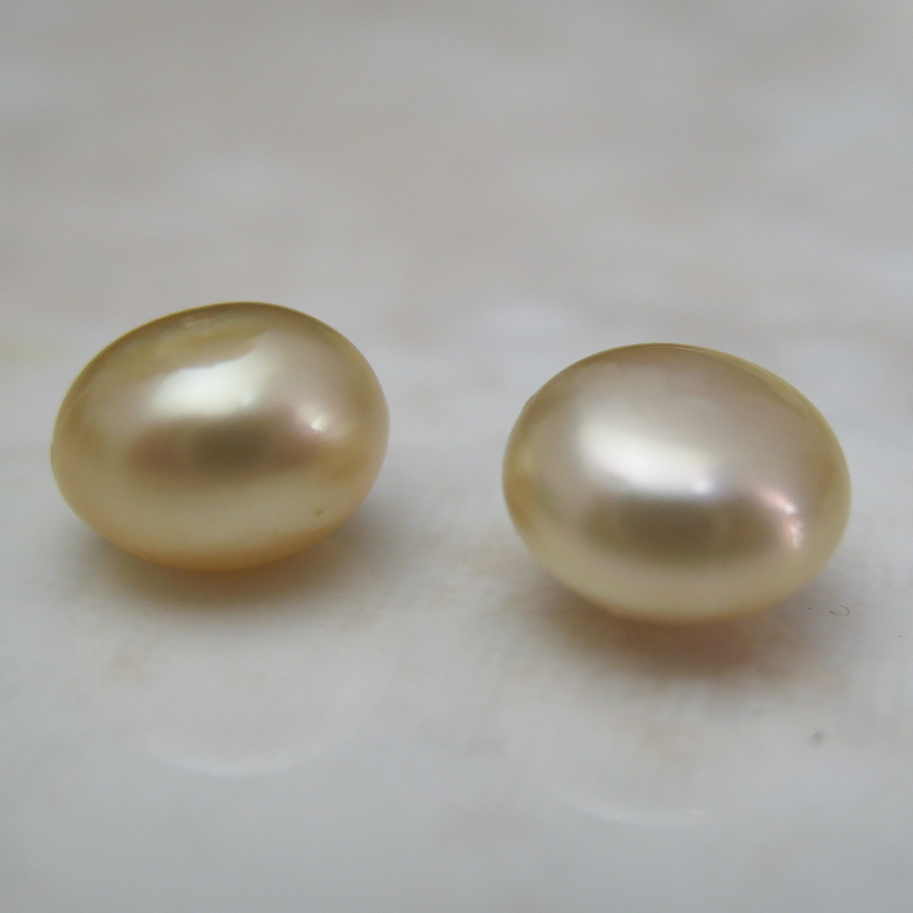 白蝶ケシボタン　6.5ミリ　ペアルース 無穴NEKー11 - 画像 (3)