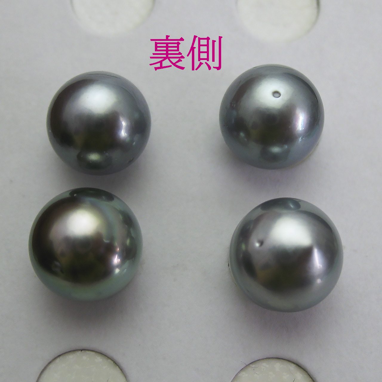 黒蝶真珠 9~9.5ミリ ペアルース - 画像 (3)