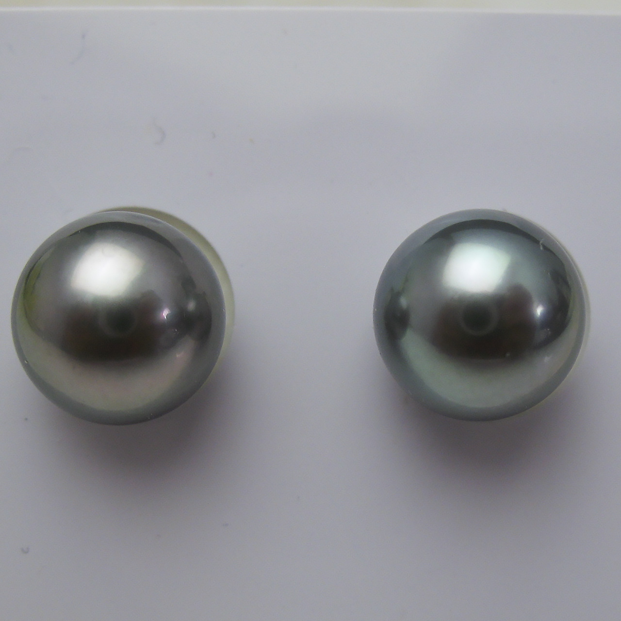 黒蝶真珠9.5ミリペアルースSWB-5 - 画像 (2)
