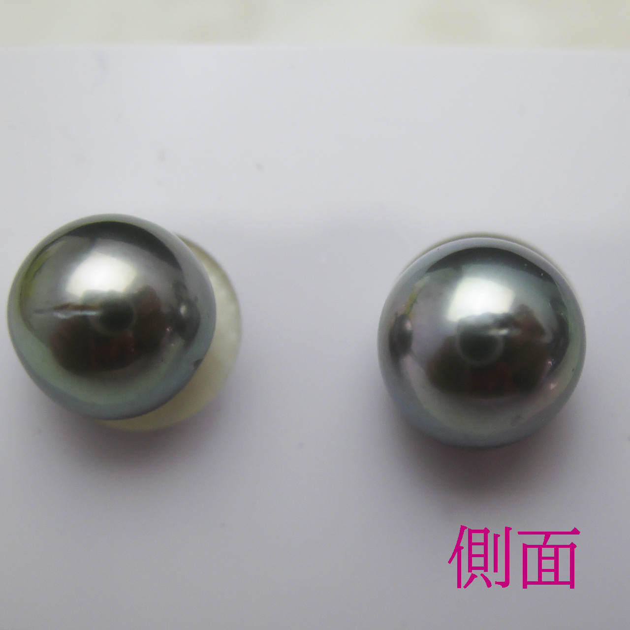 黒蝶真珠9.5ミリペアルースSWB-5 - 画像 (4)