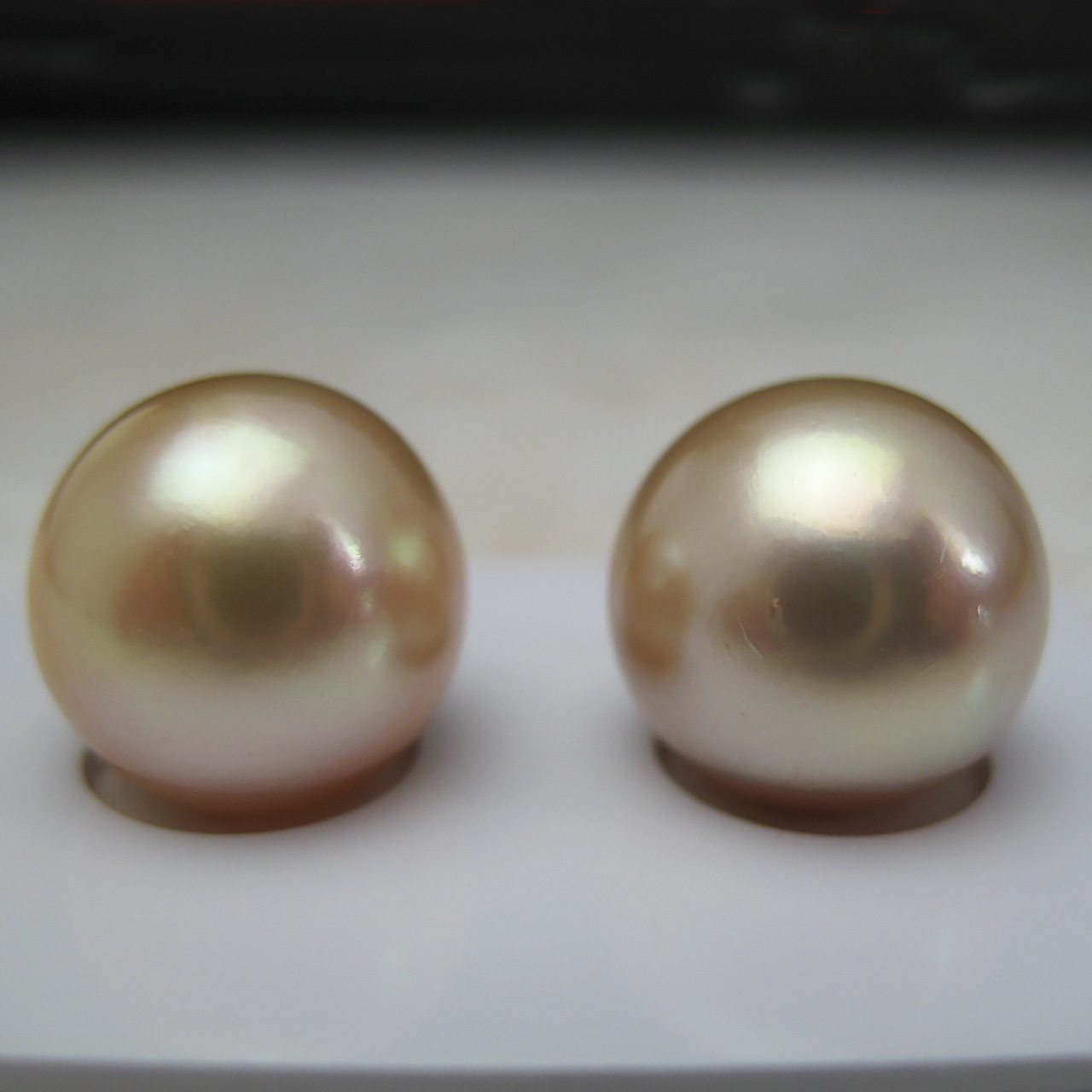 南洋金色12.5ミリペアルース（無穴） - 画像 (2)