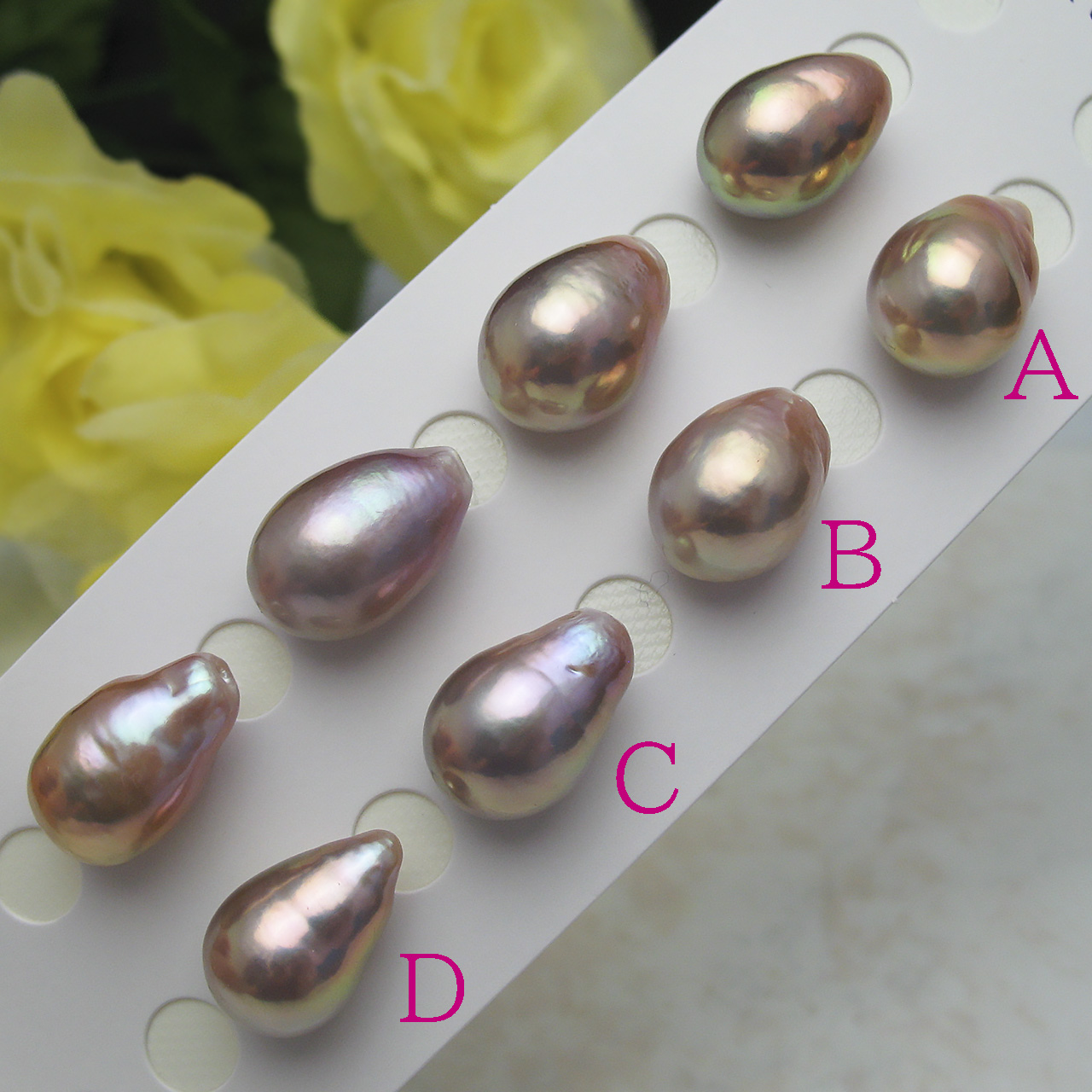 有核淡水ペアルース　無穴 NEW-47 - 画像 (7)