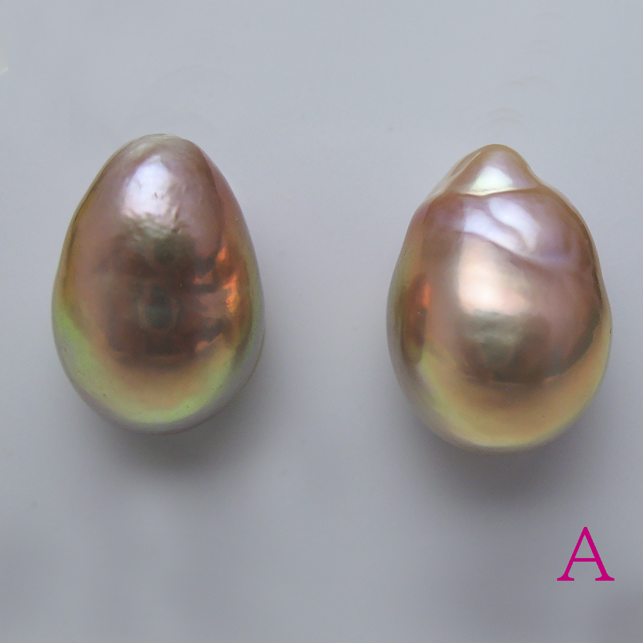 有核淡水ペアルース　無穴 NEW-47 - 画像 (2)