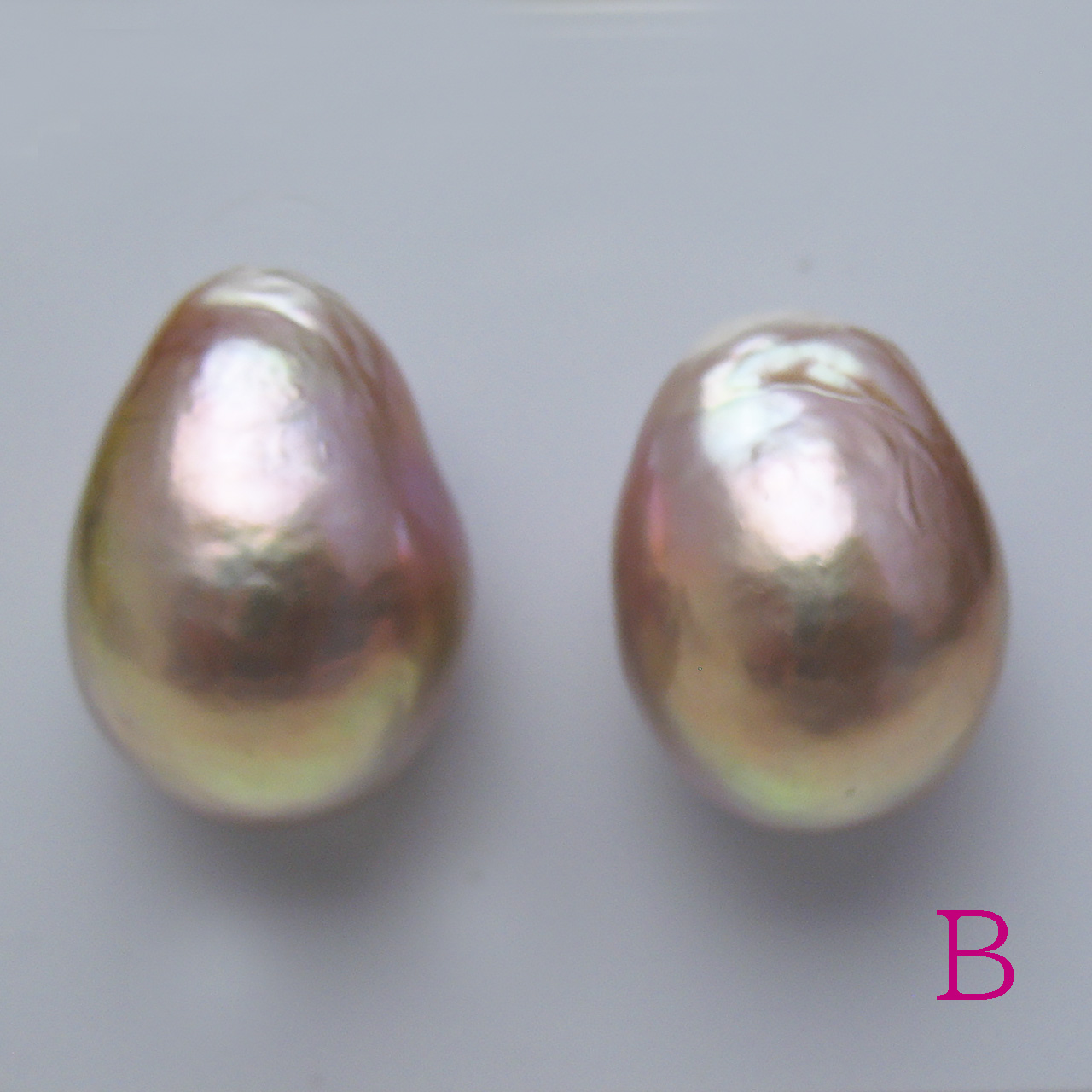 有核淡水ペアルース　無穴 NEW-47 - 画像 (3)