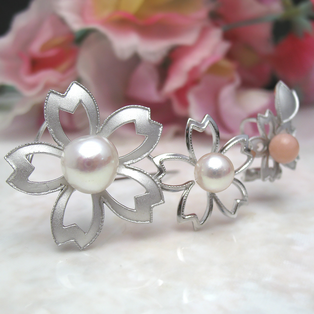 『散らない桜』ブローチSAKU-3 - 画像 (5)