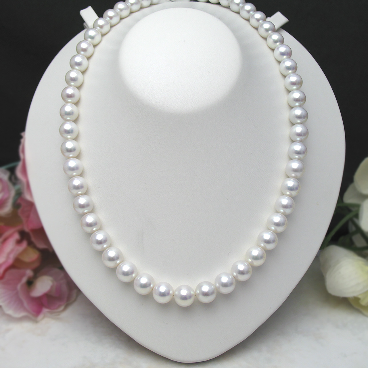 8×9ミリ淡水真珠ネックレスTA-9 - 画像 (2)