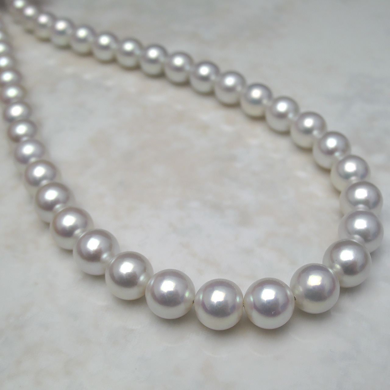 8×9ミリ淡水真珠ネックレスTA-9 - 画像 (4)