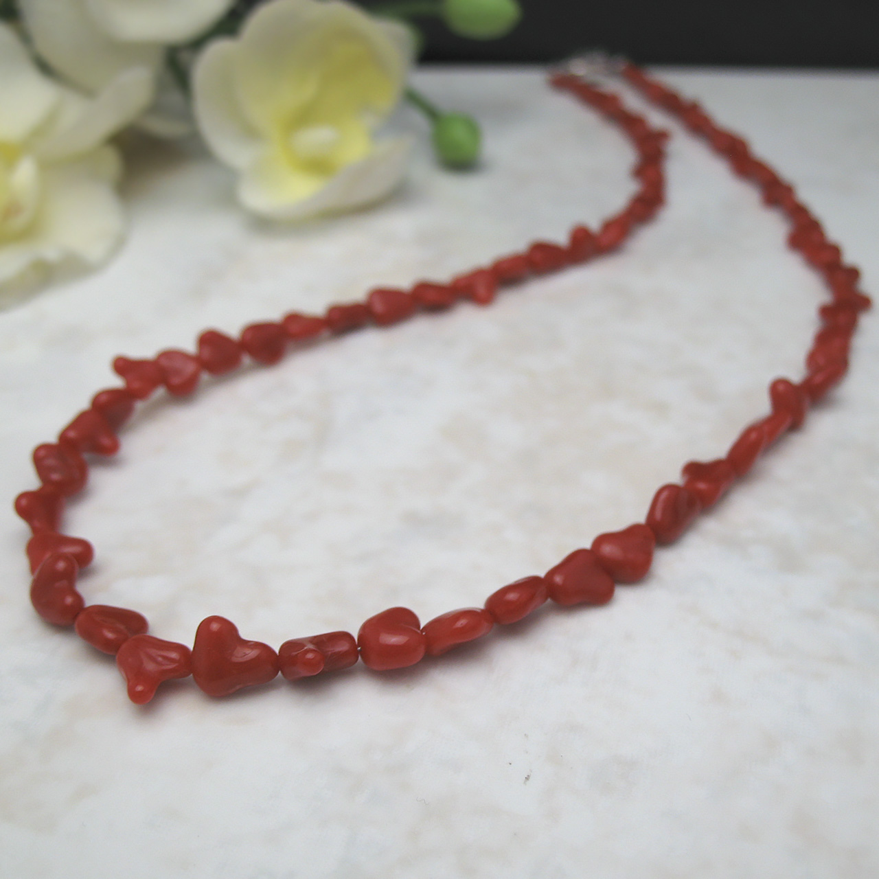 珊瑚ネックレスSVsango-kb - 画像 (5)