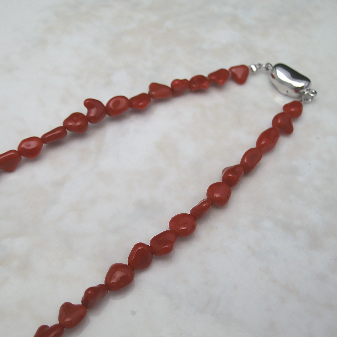 珊瑚ネックレスSVsango-kb - 画像 (4)